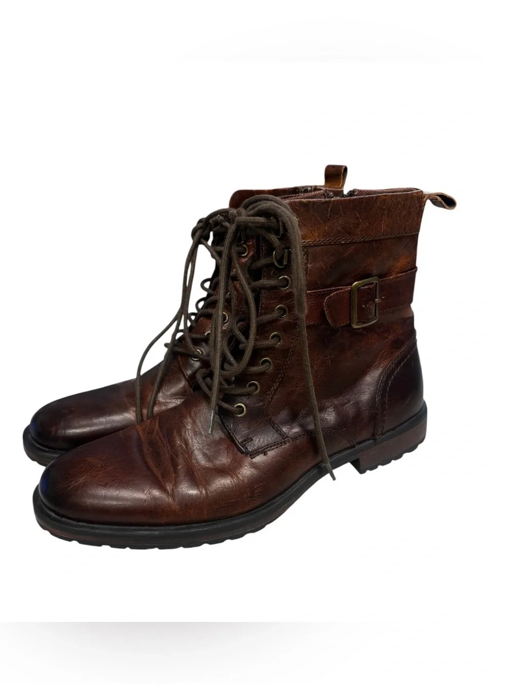 Aston Grey Collection Rockcastle 2 Brown Leather Men’s Boots Size 9.5